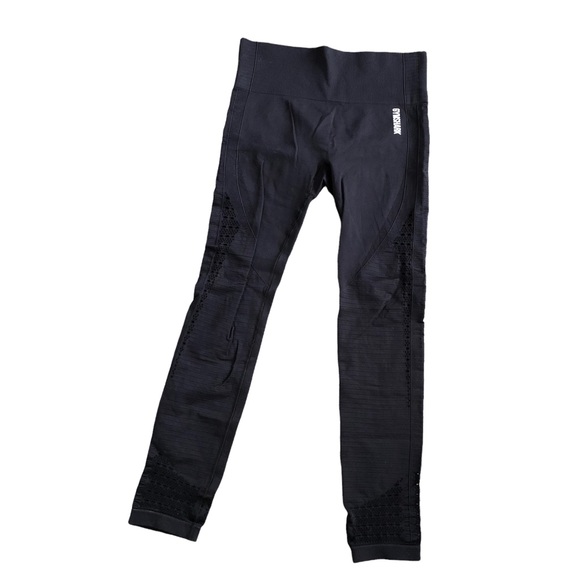 Gymshark Pants - Gymshark Knit Tight High Waist Leggings Size Sm Black